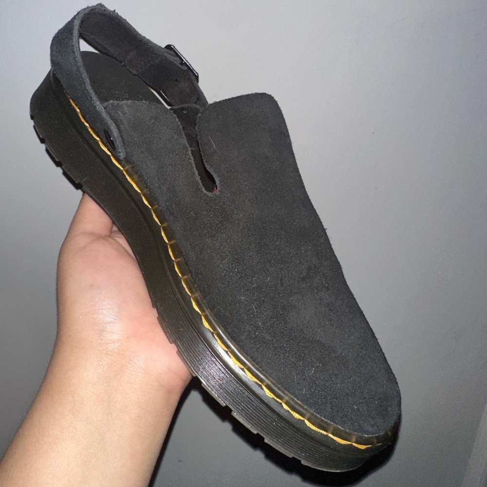 Dr. Martens Carlson Mules. Size 10 US Ladies. Lightly worn, great condition.